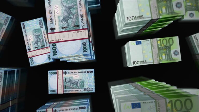 Mikä On Nykyinen Eurojen Arvo Ruandassa (Rwandan Franc)