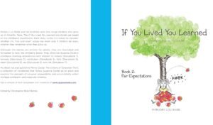 lapsi ja aikuinen katsovat yhdessa rahapuu kuvaa