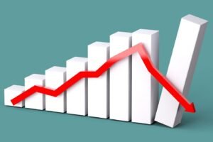 nousevat osakekurssit ja kasvava salkku