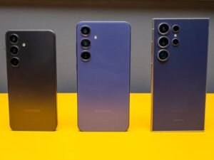 samsungin uusimmat alypuhelimet rivissa